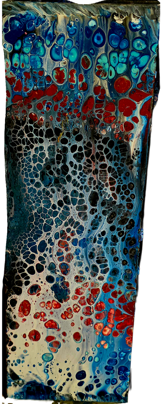 Cell Art- Original Acrylic Pouring